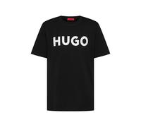 Hugo Mens Dulivio T-Shirt - Black Cotton - Size X-Small