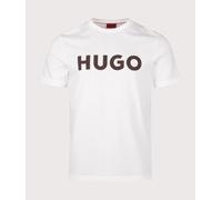 HUGO Mens Dulivio T-Shirt - Colour: 102 Natural - Size: Medium