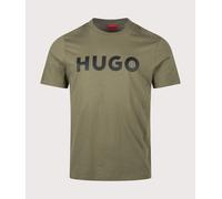 HUGO Mens Dulivio T-Shirt - Colour: 388 Open Green - Size: Medium