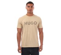 Hugo Mens Dulivio T-Shirt in Beige Cotton - Size 2XL
