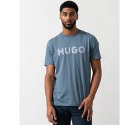 HUGO Dulivio Regular Fit Large Logo T-Shirt, Blue, Size M, Men Blue