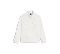 Hugo Ekynone 10260730 Blue Long Sleeve Shirt White XL Men