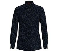 HUGO Men's Elisha02 Shirt, Dark Blue403, 44