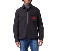 Hugo Emmond Mens Zip Overshirt - Black - Size X-Large