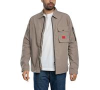 Emmond Zip Overshirt Light/Pastel Brown XL