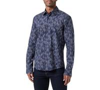 HUGO Men's Ermo Shirt, Dark Blue407, XL