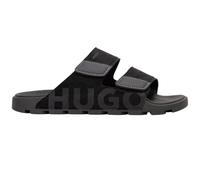 Hugo Men's Evander_Sand_mfpu 10274245 01Slip-On Trainers, Black, 8 UK