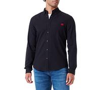 HUGO Evito Cotton-Canvas Shirt - S