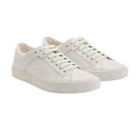 Hugo Mens Futurism Leather Tennis Trainers - White - White - 12 UK