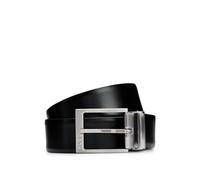 HUGO Mens Garney Sr35 Reversible branded-buckle belt in Italian leather