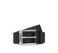 HUGO Mens Gelio-C Sz40 Leather belt with logo pin buckle