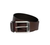HUGO Mens Gelio-C Sz40 Leather belt with logo pin buckle