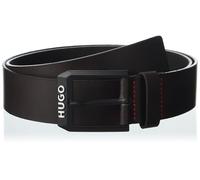 HUGO mens Gelio Smooth Leather Casual Belt, Brown, 30