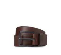 HUGO Mens Gionio Sz40 Leather belt with embossed keeper