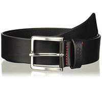 HUGO Men's Gionios Smooth Leather Casual Belt, New Black, 40