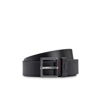 HUGO Mens Giove-L Sz35 Logo-keeper belt in smooth leather