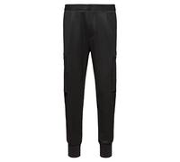 HUGO Mens Glavin221 Cargo-Style Slim-fit Trousers with Pleat Front Black
