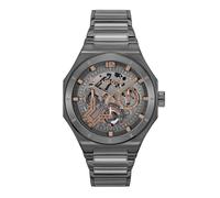 HUGO Analogue Multifunction Quartz Watch for Men #Grail Skeleton Collection with Grey Stainless Steel Bracelet - 1530378