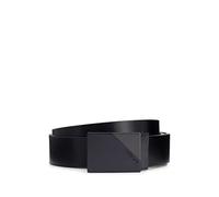 HUGO Mens Grora-G Gb35 Reversible leather belt with pin and plaque buckles