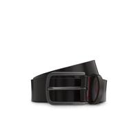 HUGO Mens Gurth-Bof Sz35 Italian-Made Belt in Brush-Off Leather