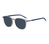 HUGO Men's HG-1229-S-KB7 Square/Rectangle Sunglasses in Grey HUGO Grey One Size