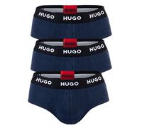 Hugo Mens Hip Tripletpack Brief - Blue Cotton - Size Small