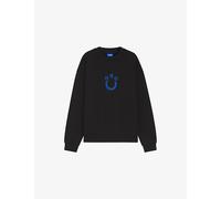 Hugo Mens Hugo Happy Brand-Print Cotton-Terry Sweatshirt Black XL