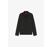 Hugo Mens Hugo Logo-Patch Cotton Polo Shirt Black 2XL