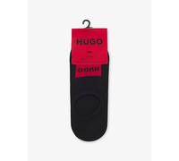 HUGO Men's 3p Lc Label Cc Invisible Socks, Black1, 6-8