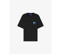 Hugo Mens Hugo Logo-Print Short-Sleeve Cotton T-Shirt Black 2XL