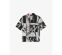 Hugo Exolino 10280301 Long Sleeve Shirt Black 2XL Men