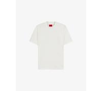 Hugo Mens Hugo Stand-Collar Slim-Fit Cotton-Jersey T-Shirt Natural M