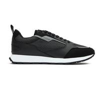 Hugo Boss Trainers HUGO Mens Runn Mono Mixed Material Footwear in Black