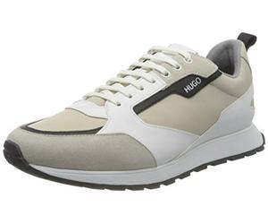 HUGO Men's Icelin_Runn_Mono Running, White, 11 UK