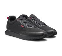 HUGO Men's Icelin Runn Running Shoe Style Trainers with Zigzag Detail Size, black, 7 UK