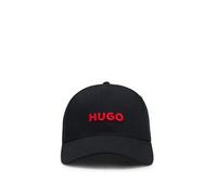 HUGO Mens Jude Cotton-Twill Cap with Logo