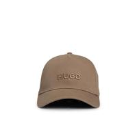 HUGO Mens Jude Cotton-Twill Cap with Logo