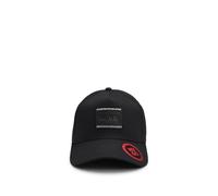 HUGO Mens Jude-SL Cotton-Twill Cap with Logo Patch Black