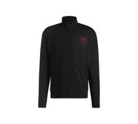 Hugo Men's Laze Box Logo Full Zip Top Black | Size: Medium HUGO Black M
