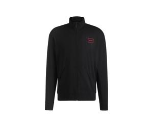 Hugo Men's Laze Box Logo Full Zip Top Black | Size: XL HUGO Black XL