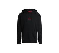 Hugo Men's Laze Box Logo Pullover Hoodie Black | Size: Large HUGO Black L