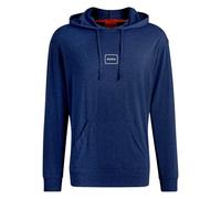 HUGO Men's Laze Hoodie 10261152 01 Loungew_Sweatshirt, Dark Blue, L