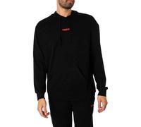 HUGO Men's Laze Hoodie Loungew_Sweatshirt, Black1, L