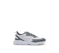 HUGO Mens Leon Runn Running-Inspired Trainers with Contrast Details Size 11