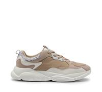 Hugo Mens Leon Trainers in Beige Textile - Size UK 12