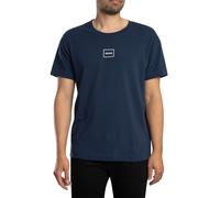 HUGO Men's Lounge Laze Box Logo T-Shirt, Blue