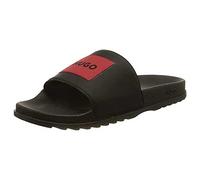 HUGO Mens Match it Italian-made slides with red logo patch Size 9