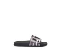 HUGO Mens Match it Printed Slides with Stacked Logo on Upper Size