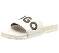 HUGO Men's Match_it_Slid_rblg Mules, Open White120, 2 UK