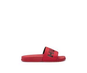 HUGO Mens Match it Slides with logo strap Size 11